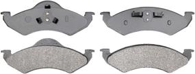 img 1 attached to 🔷 ACDelco Silver 14D820M: Premium Semi-Metallic Front Disc Brake Pad Set