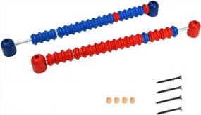 img 4 attached to Keep Score Like A Pro With TORPSPORTS Classic Wooden Bead Score Keeper For Shuffleboard Games