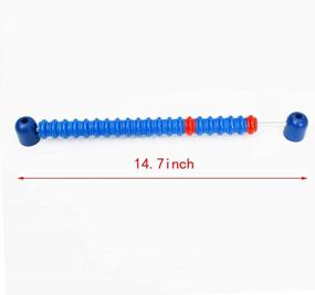 img 3 attached to Keep Score Like A Pro With TORPSPORTS Classic Wooden Bead Score Keeper For Shuffleboard Games