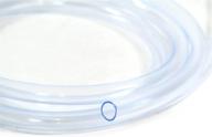 10ft 3 meter pvc clear vinyl tubing - 1/4 inch inner diameter, flexible hose for air, vacuum, aquarium logo