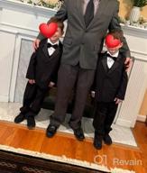 img 1 attached to 👔 Tuxedo Set for Boys' Formal Dresswear review by James Hardin