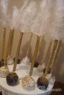 img 1 attached to Add Glamour To Your Party With Rhinestone Bling Paper Sticks In Gold For Lollipop Cake Pop Apple Candy Buffet Treat Party Favor - Pack Of 72 review by Misty Wood
