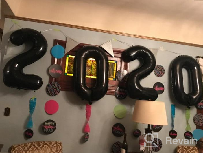 img 1 attached to Long-Lasting Blue Number Balloons For Milestone Birthdays – Reusable 40 Inch Foil Decorations review by Aaron Guy