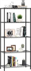 img 4 attached to Organize Your Home With HOMEFORT'S 5-Tier Wire Shelving Unit - The Perfect Pantry, Closet, And Kitchen Solution!