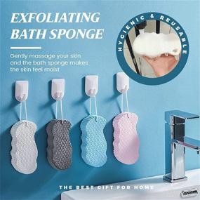 img 3 attached to 🧽 Sponge Exfoliating Shower Tool for Adults and Children