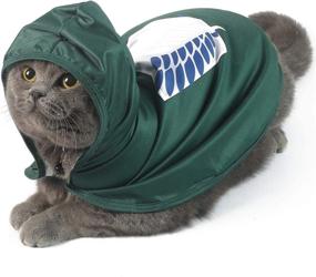 img 4 attached to 🐾 Coomour Cat Halloween Costume - Funny Pet Clothes for Small Dogs and Cats - Kitten Clothing for Cats and Puppies - Size L