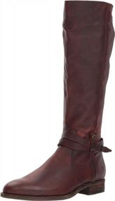 img 4 attached to Melissa Belted Tall Knee High Boots For Women By Frye