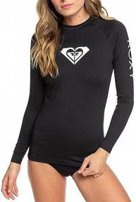 img 2 attached to Whole Hearted Sleeve Women's Clothing by Roxy at Swimsuits & Cover Ups