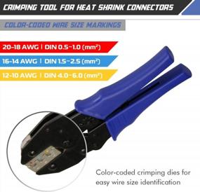 img 2 attached to Efficient Ratcheting Tool For Secure Heat Shrink Connector Crimping - Get Your Ratchet Wire Crimper Pliers Now!