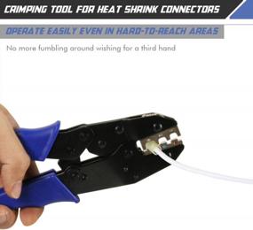 img 3 attached to Efficient Ratcheting Tool For Secure Heat Shrink Connector Crimping - Get Your Ratchet Wire Crimper Pliers Now!