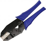 efficient ratcheting tool for secure heat shrink connector crimping - get your ratchet wire crimper pliers now! logo