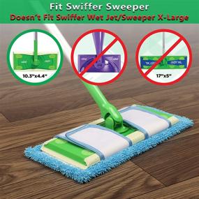 img 1 attached to Swiffer Sweeper Mop Refill: 2-Pack Reusable Microfiber Pads for Wet & Dry Cleaning