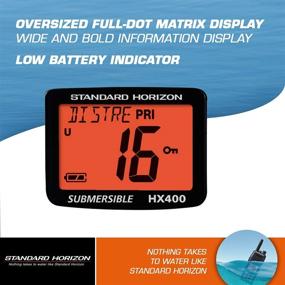 img 2 attached to Standard Horizon HX400 W/SBR-29LI: 📻 Reliable Handheld VHF Marine Radio for Seafarers