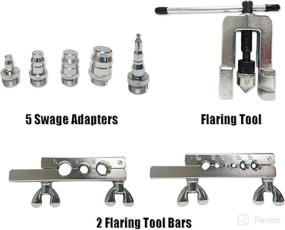 img 3 attached to Efficient Prima Causa HVAC Flaring and Swaging Tool Kit: Ideal 🔧 for Flaring Soft Refrigeration Copper Pipe with Tubing Cutter & Ratchet Wrench