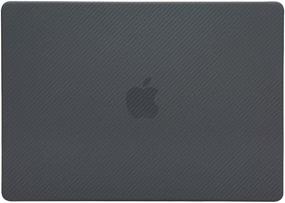 img 2 attached to Se7Enline совместим с MacBook Air 13-дюймовый чехол A1932/M1 A2337/A2179 чехол 2018/2019/2020/2021/2022 для Mac Air 13-дюймовый дисплей Retina Touch ID новейшая версия и крышка клавиатуры, углеродное волокно черный