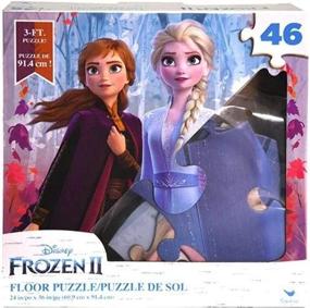 img 1 attached to 🧩 Frozen 2-46 piece Disney Floor Puzzle: A Magical Adventure for Kids