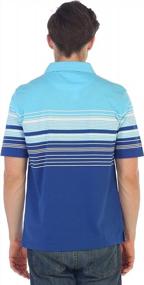 img 1 attached to Yarn Dye Striped Polo Shirt With Pocket For Men By Gioberti - SEO Optimized Product Name