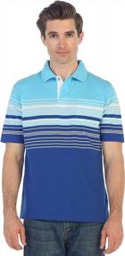 img 3 attached to Yarn Dye Striped Polo Shirt With Pocket For Men By Gioberti - SEO Optimized Product Name