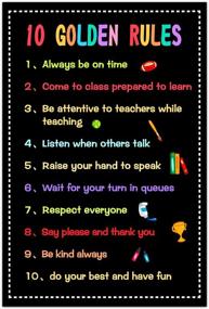img 4 attached to Украсьте свой класс вдохновляющими мотивационными плакатами SICOHOME: 10 правил успешного обучения!