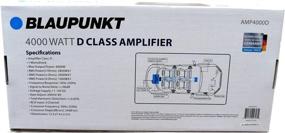 img 2 attached to 💥 BLAUPUNKT AMP4000D: Power up Your Car Audio with a 4000W Max Monoblock Class D Stereo Amplifier