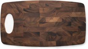 img 4 attached to Acacia Wood End Grain Cheese Board By Ironwood Gourmet - Calistoga Series