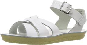 img 4 attached to Salt Water Sandals Sun San Swimmer Girls' Shoes ~ Flats