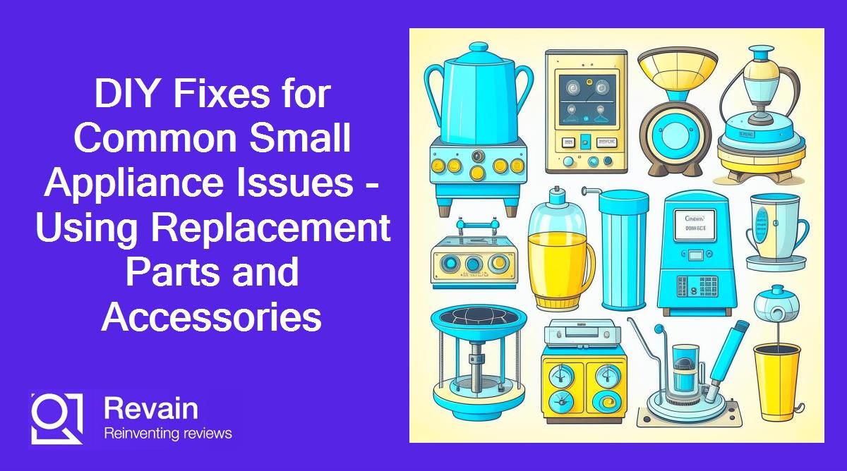 Article DIY Fixes for Common Small Appliance Issues - Using Replacement Parts and Accessories