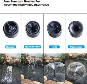 img 3 attached to 💦 Enhance Your Water Feature with WaterRebirth Submersible Water Pump: Ideal for Ponds, Fountains, and Aquariums (15W/370GPH)