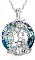 tree of life animal necklace with crystal: a perfect gift for women and girls logo