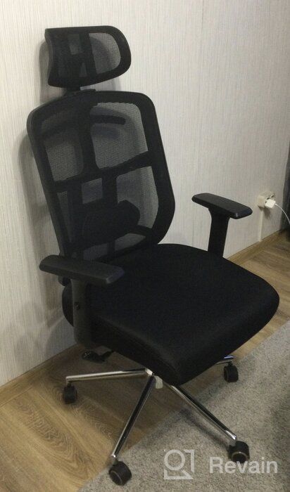 img 1 attached to 💺 Executive Computer Chair - TetChair Mesh-6, Upholstered in Black Textile review by Adam Borkoski ᠌