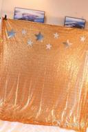 img 1 attached to 20FTX10FT Gold Shimmer Sequin Fabric Photography Backdrop review by Serotonin Collazo