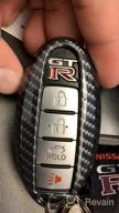 img 1 attached to Nissan/Infiniti 3-5 Button Smart Remote Fob Key Case Cover - Blue review by Timothy Wall