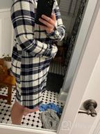 img 1 attached to Stay Cosy And Stylish With Goodthreads Women'S Relaxed-Fit Flannel Shirt Dress review by Daniel Taylor