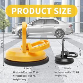 img 3 attached to 🚗 MOUKIM Car Dent Puller: Versatile Suction Cup Removal Tool for Car Dents, Glass, Tiles & Moving Objects