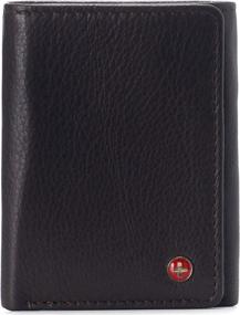 img 4 attached to Alpine Swiss Trifold Wallet Collection Men's Accessories ... Wallets, Card Cases & Money Organizers