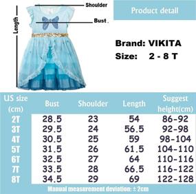 img 3 attached to 👗 VIKITA Casual Polyester Dresses: Top Choice for Toddler Girls' Clothing