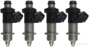 img 4 attached to 🔧 Enhanced Set of 4 Fuel Injectors for Suzuki GSXR 600 750 1000 Hayabusa GSX1300 (15710-24F00)