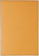 stylish and functional rhodia a5 notepad with orange cover for perfect note-taking - 155 x 223 mm (118168c) logo