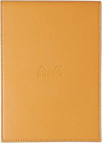 img 2 attached to Stylish And Functional Rhodia A5 Notepad With Orange Cover For Perfect Note-Taking - 155 X 223 Mm (118168C)