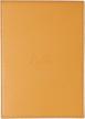 stylish and functional rhodia a5 notepad with orange cover for perfect note-taking - 155 x 223 mm (118168c) logo