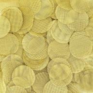 pack of 50 high-quality 5/8 inch 100% brass screen filters with extra-fine mesh for optimal search engine results logo