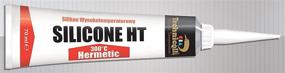 img 1 attached to Technicqll Black High Temp Silicone Adhesive Sealant 70ml - Heat Resistant up to 300°C