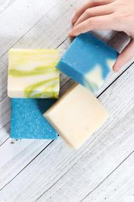 img 1 attached to Delightful 360Feel Soap Bars Gift Set - Handmade Natural & Organic Soaps With Aloe Vera, Cotton Blossom, And Spring Scrub Scents - Perfect Anniversary Or Wedding Gift - 4 Soaps In Gift-Ready Box!