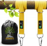 secure your swing with safe and easy tree swing hanging kit - 2000 lb breaking strength and quick 10ft long strap installation logo