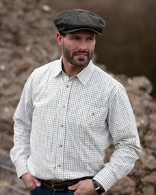 img 3 attached to Country Check Shirt For Men With Long Sleeves, Made Of 100% Brocton Cotton By Walker And Hawkes