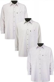 img 1 attached to Country Check Shirt For Men With Long Sleeves, Made Of 100% Brocton Cotton By Walker And Hawkes