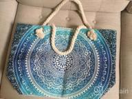 img 1 attached to Spacious Women'S Beach Tote Bag With Secure Top Zipper By Sleepwish review by John Martin