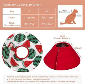 img 3 attached to ComSaf Lightweight Cat Recovery Collar - Adjustable Soft Elizabeth Cone Collar for Post-Surgery Cats and Kittens, Prevents Licking Wounds, Loops for Protective Healing, Non-Obstructive Vision