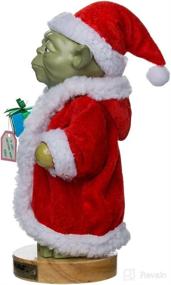 img 1 attached to 🎅 9-Inch Kurt Adler Yoda Nutcracker Dressed as Santa Robe