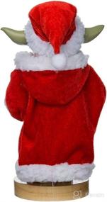 img 3 attached to 🎅 9-Inch Kurt Adler Yoda Nutcracker Dressed as Santa Robe